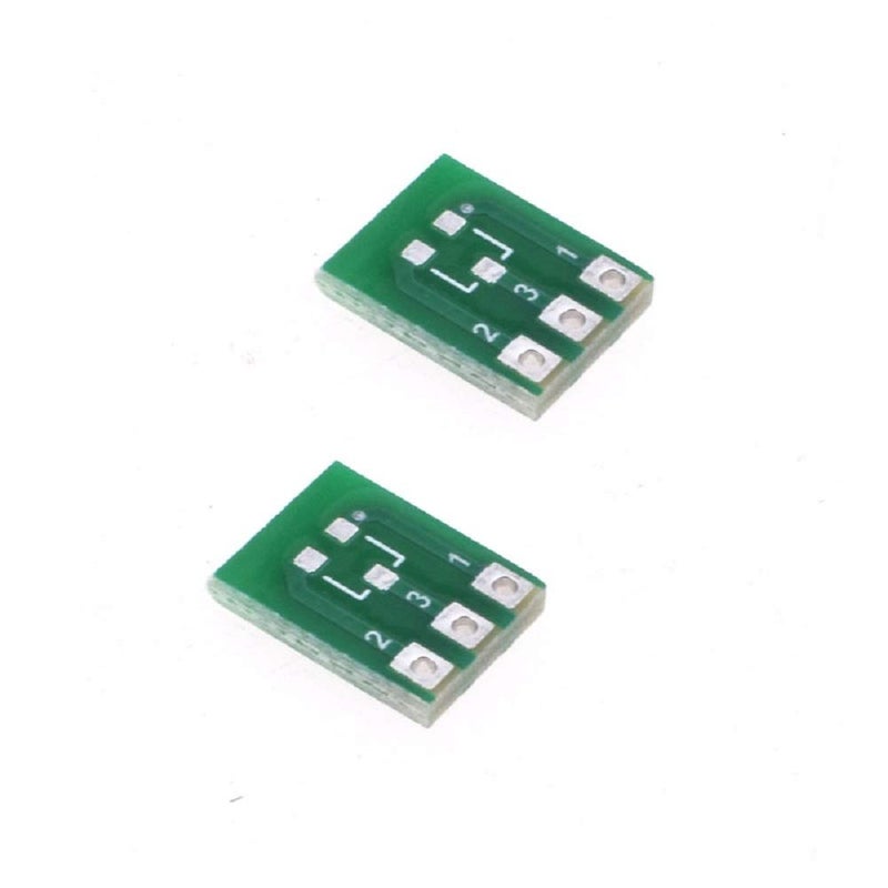 VOBRAMY 50pcs New Double Side SMD SOT23-3 to DIP SIP3 Adapter PCB Board DIY Converter (SOT23-3) - Image 3